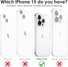 Load image into Gallery viewer, iPhone 15 Pro (6.1 inch) Crossbody Silicone Case with Hands-Free Adjustable Rope