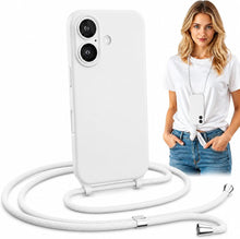 Load image into Gallery viewer, iPhone 17 (6.3 inch) Crossbody Silicone Case with Hands-Free Adjustable Rope