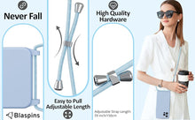 Load image into Gallery viewer, iPhone 16 Pro Max (6.9 inch) Crossbody Silicone Case with Hands-Free Adjustable Rope