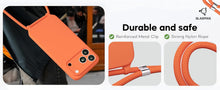Load image into Gallery viewer, iPhone 17 Pro Max (6.9 inch) Crossbody Silicone Case with Hands-Free Adjustable Rope