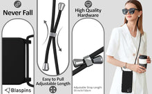 Load image into Gallery viewer, iPhone 16 Pro Max (6.9 inch) Crossbody Silicone Case with Hands-Free Adjustable Rope