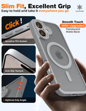 Load image into Gallery viewer, iPhone 17 (6.3 inch) MagSafe Case Translucent Matte - IceSword