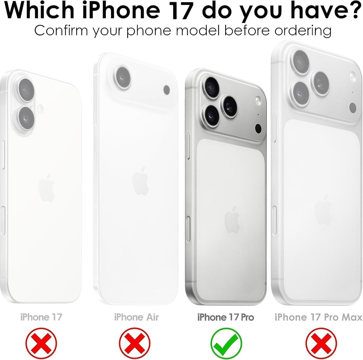 iPhone 17 Pro (6.3 inch) Crossbody Silicone Case with Hands-Free