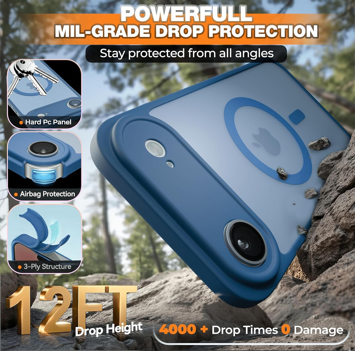 Apple iPhone Air Case mag safe対応 Amazon.com: Apple iPhone Air Case with MagSafe – Shadow