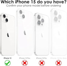 Load image into Gallery viewer, iPhone 15 (6.1 inch) Crossbody Silicone Case with Hands-Free Adjustable Rope