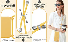 Load image into Gallery viewer, iPhone 16 Pro Max (6.9 inch) Crossbody Silicone Case with Hands-Free Adjustable Rope