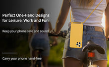 Load image into Gallery viewer, iPhone 16 Pro Max (6.9 inch) Crossbody Silicone Case with Hands-Free Adjustable Rope