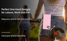 Load image into Gallery viewer, iPhone 16 Pro (6.3 inch) Crossbody Silicone Case with Hands-Free Adjustable Rope