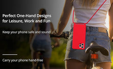 Load image into Gallery viewer, iPhone 16 Pro Max (6.9 inch) Crossbody Silicone Case with Hands-Free Adjustable Rope