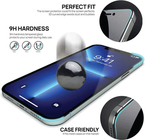 Tempered Glass Screen Protector for iPhone 15 Series
