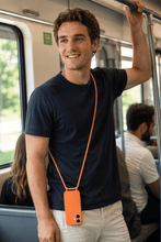 Load image into Gallery viewer, iPhone 16 Plus (6.7 inch) Crossbody Silicone Case with Hands-Free Adjustable Rope - IceSword
