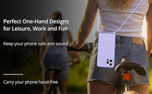 Load image into Gallery viewer, iPhone 16 Pro (6.3 inch) Crossbody Silicone Case with Hands-Free Adjustable Rope - IceSword
