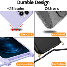 Load image into Gallery viewer, iPhone 17 (6.3 inch) Crossbody Silicone Case with Hands - Free Adjustable Rope - IceSword
