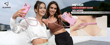 Load image into Gallery viewer, iPhone 17 (6.3 inch) Crossbody Silicone Case with Hands-Free Adjustable Rope - IceSword
