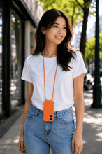 Load image into Gallery viewer, iPhone 17 (6.3 inch) Crossbody Silicone Case with Hands-Free Adjustable Rope - IceSword
