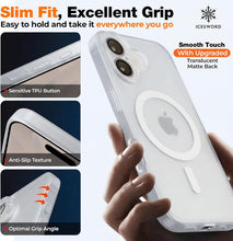 Load image into Gallery viewer, iPhone 17 (6.3 inch) Magsafe Case Translucent Matte - IceSword
