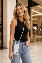 Load image into Gallery viewer, iPhone 17 Pro (6.3 inch) Crossbody Silicone Case with Hands-Free Adjustable Rope - IceSword
