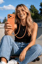 Load image into Gallery viewer, iPhone 17 Pro (6.3 inch) Crossbody Silicone Case with Hands-Free Adjustable Rope - IceSword
