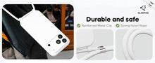 Load image into Gallery viewer, iPhone 17 Pro (6.3 inch) Crossbody Silicone Case with Hands-Free Adjustable Rope - IceSword
