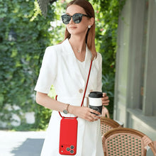 Load image into Gallery viewer, iPhone 17 Pro Max (6.9 inch) Crossbody Silicone Case with Hands - Free Adjustable Rope - IceSword
