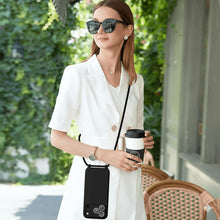 Load image into Gallery viewer, iPhone 17 Pro Max (6.9 inch) Crossbody Silicone Case with Hands - Free Adjustable Rope - IceSword
