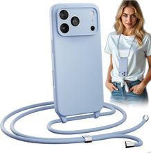 Load image into Gallery viewer, iPhone 17 Pro Max (6.9 inch) Crossbody Silicone Case with Hands - Free Adjustable Rope - IceSword
