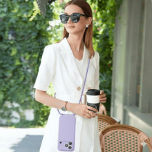 Load image into Gallery viewer, iPhone 17 Pro Max (6.9 inch) Crossbody Silicone Case with Hands - Free Adjustable Rope - IceSword
