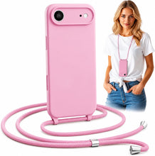 Load image into Gallery viewer, iPhone Air (6.5 inch) Crossbody Silicone Case with Hands-Free Adjustable Rope - IceSword
