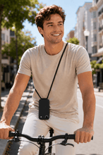 Load image into Gallery viewer, iPhone Air (6.5 inch) Crossbody Silicone Case with Hands-Free Adjustable Rope - IceSword
