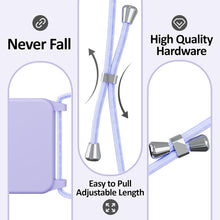 Load image into Gallery viewer, iPhone Air (6.5 inch) Crossbody Silicone Case with Hands - Free Adjustable Rope - IceSword
