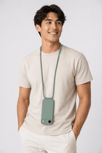 Load image into Gallery viewer, iPhone Air (6.5 inch) Crossbody Silicone Case with Hands-Free Adjustable Rope - IceSword
