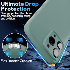 iPhone 14 Pro Max (6.7 inch)-Silicone Case with Hands-Free Adjustable Rope