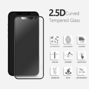 IceSword Screen Protector for iPhone 12 Pro Max [Superior Shatterproof], Tempered Glass Film (9H Hardness, 8X Stronger, Anti-Fingerprint, Bubble Free), 6.7” - IceSword