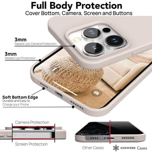 iPhone 13 Pro Silicona Protector Engomado Case Febo - FEBO